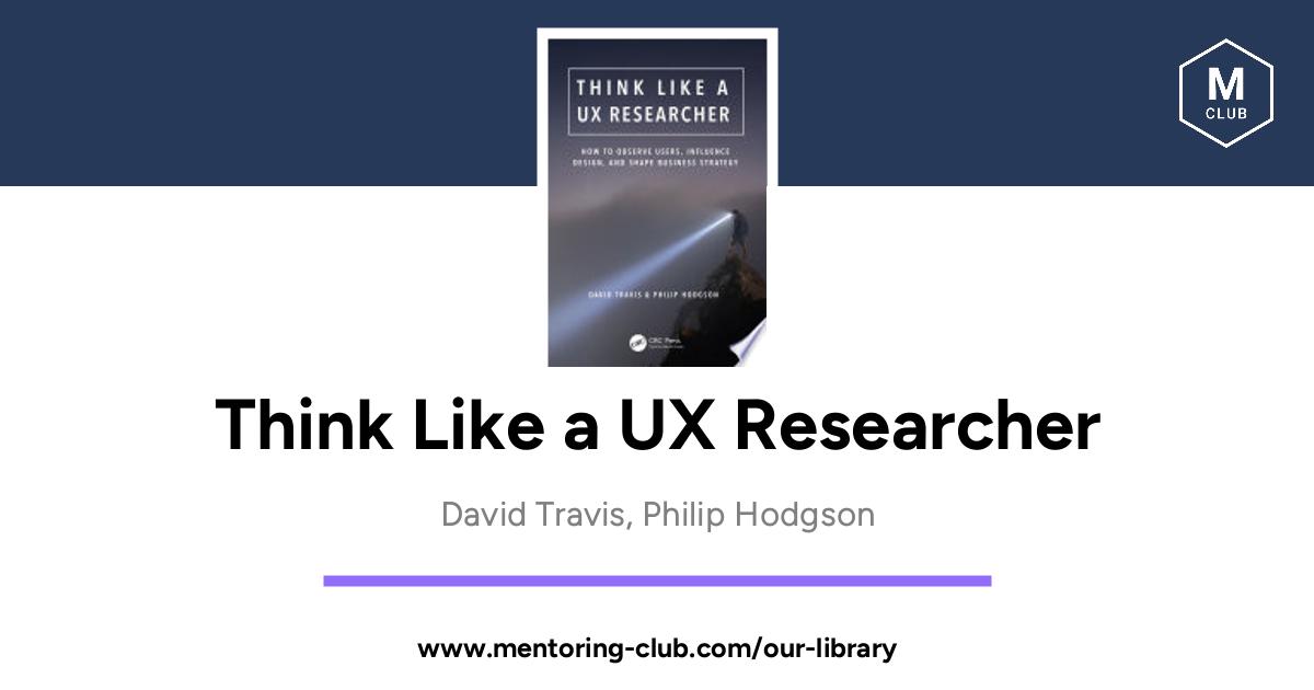 think like a ux researcher