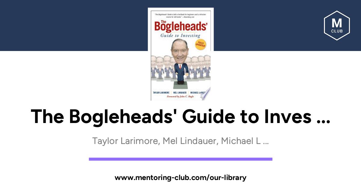 The Bogleheads' Guide To Investing, By Taylor Larimore, Mel Lindauer ...