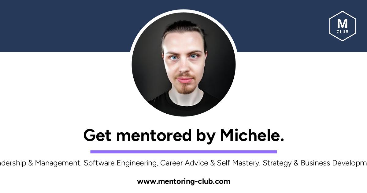 Get mentored by Michele Piccirillo